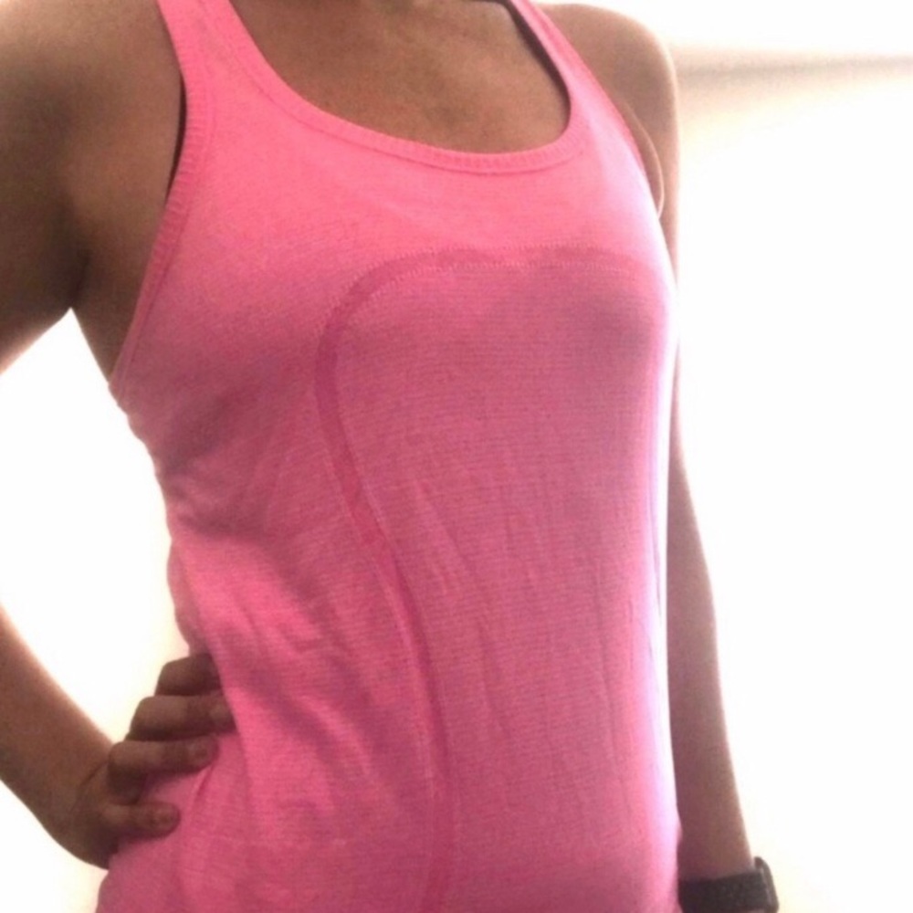 Lululemon Pink Racerback Tank Top